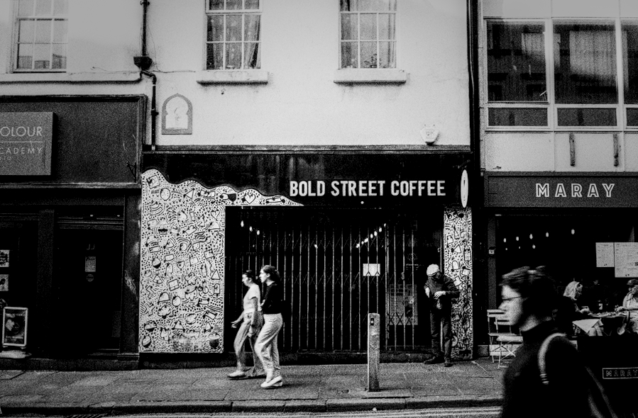 A photograph of Bold Street Coffee